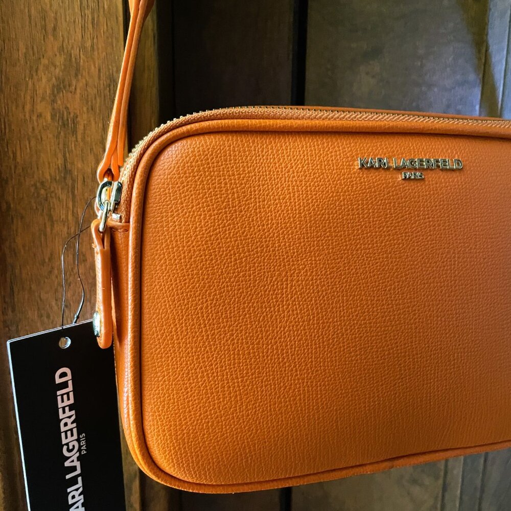 FIRM. RARE KARL Lagerfeld Paris Bag Ginger, Maybelle Crossbody Shoulder Purse - Picture 8 of 15